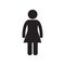 female standing person adult pictogram