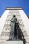 Female statue in front of the court of Porto (Tribunal da Relacao do Porto) in Porto - Portugal