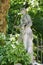 Female statue in the park of Belvedere villa, Mirano, Italy