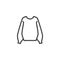 Female Sweater line icon