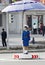 Female traffic police.DPRK