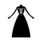 Female wedding dress icon