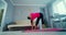 Female yoga exercise, fitness home workout. Vercion 6