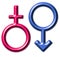 the feminine-male symbol