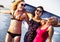 Femininity Girls Summer Beach Vacations Concept