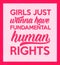 Feminism quote: girls just wanna have fundamental