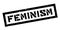 Feminism rubber stamp