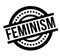 Feminism rubber stamp