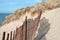 Fence on Lake Michigan Sand Dune