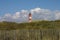 Fence and lighthouse in Berck, France