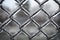 Fence mesh covered with ice,