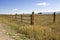 Fence by a prairie in Colorado