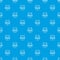 Fence prison pattern vector seamless blue