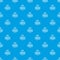 Fence quality pattern vector seamless blue