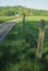 Fence, Road, Cabin, Spring