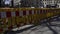 Fence Of Roadworks In Hannover City, Germany