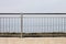 Fence - Steel railing over the sea