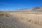 Fence to trap the vicuna in the Puna de Atacama, Argentina