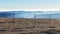 fence on top of Bermamyt Plateau in Caucasus