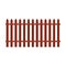 Fence vector icon wooden illustration isolated white. Cartoon element border brown. Garden wall farm plank picket set