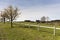 Fenced corral for cattle