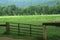 Fenced in Farm pasture land