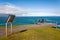 Fenced ocean lookout for tourists at Port Macquarie