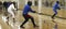 Fencers mastering drills for skill enhancement, showcasing discipline and hard work in training