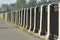 Fences on the embankment