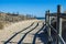 Fencing Along Foothpath to Beach at Sandbridge Beach in Virginia