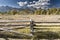 Fencing at the Chapel of the Transfiguration Moose Tetons National Park Wyoming