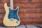 Fender stratocaster wooden electric guitar