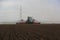 Fendt crawler tractor preparing a field in Germany