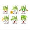 Fenel cartoon character with cute emoticon bring money