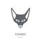 Fennec icon. Trendy Fennec logo concept on white background from