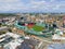 Fenway Park aerial view, Boston, Massachusetts, USA