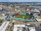 Fenway Park aerial view, Boston, Massachusetts, USA