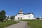 Ferapontov monastery Holy Gates with Gate Church of Epiphany and St. Ferapont. Ferapontovo, District of Kirillov, Vologda region,