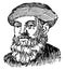 Ferdinand Magellan, vintage illustration