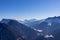 Ferlacher Horn - Scenic view on snow capped mountain peaks of Karawanks, Julian and Kamnik Savinja Alps