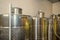 Fermentaion stainless tanks for wine production