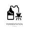 fermentation icon in trendy design style. fermentation icon isolated on white background. fermentation vector icon simple and