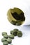 Fermented chlorella tablets