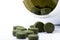 Fermented chlorella tablets