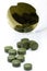 Fermented chlorella tablets