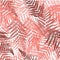 Fern tropical seamless pattern.