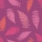 Fern tropical seamless pattern.