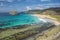 Fernando de Noronha Islands, in Brazil. The lion beach Praia do leao.