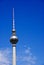 The Fernsehturm teleivison tower, Berlin Germany