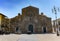 Ferrandina, a small town in Lucania perched on the hill and surrounded by olive trees. General view, landscape. Colors of southern